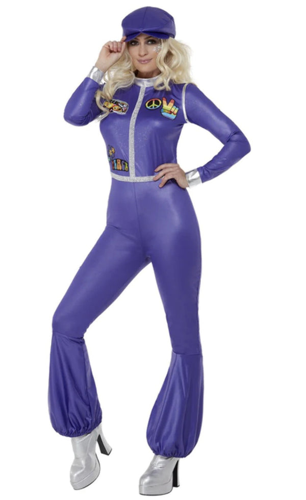70s Dancing Queen Costume, Purple